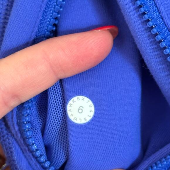 Lululemon Define Nulu Full Zip Jacket in Cerulean Blue 6 - Picture 5 of 6